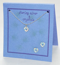 Heart Necklace Set - aurora