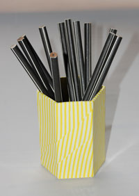 Pencil Holder - yellow