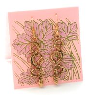 Snake Earrings - gold