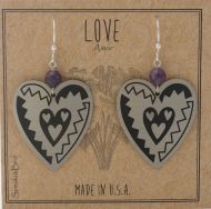 Heart Earrings - sterling