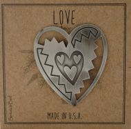 Heart Pin - sterling 