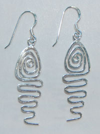 Fish Coil Earrings