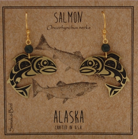 Salmon Earrings