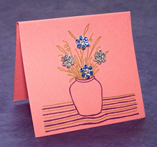 Vase - Flower Earrings