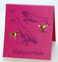 Alaska's Whale Tail - gold