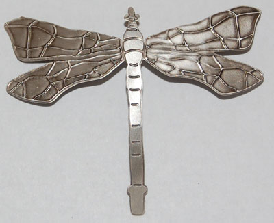 Dragonfly Pin - sterling