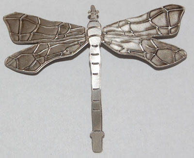 Dragonfly Pin - sterling