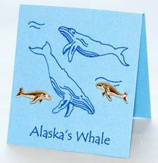 Alaska's Humpback Whale Posts - gold