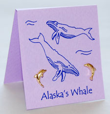 Alaska's Orca Posts - gold