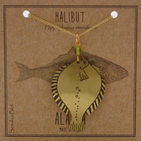 Halibut Necklace - gold