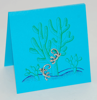 Gecko Post Earrings