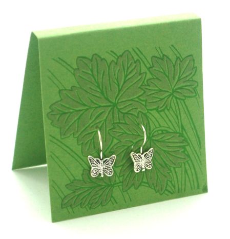 Butterfly French Wire Earrings