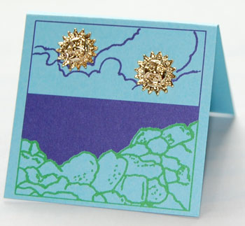 Sun Earrings - gold