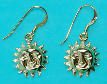 Sun Earrings - gold