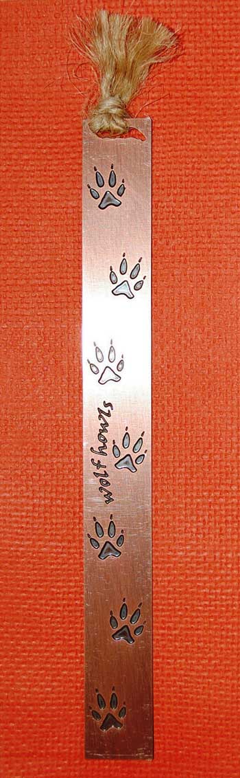 Wolf Track Bookmark