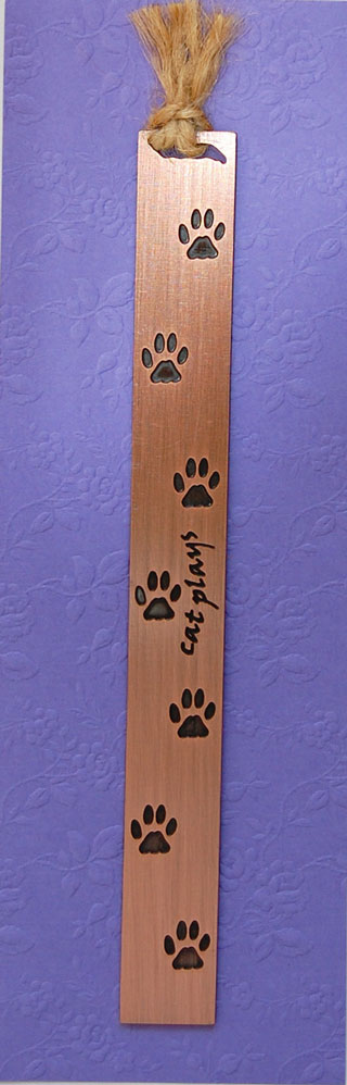 Cat Track Bookmark