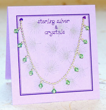 Crystal Necklace - peridot