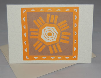 Sun Note Card