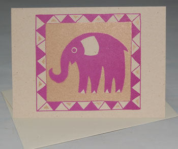 Elephant Note Card