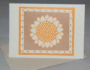 Sunflower Note Card