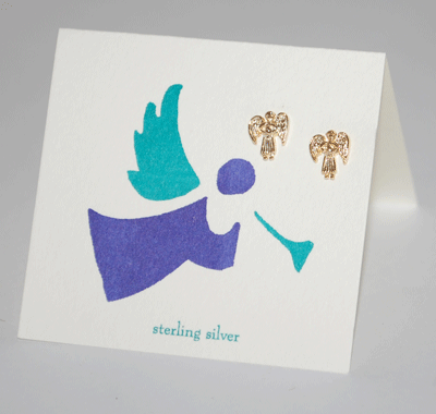 Angel Earrings - gold