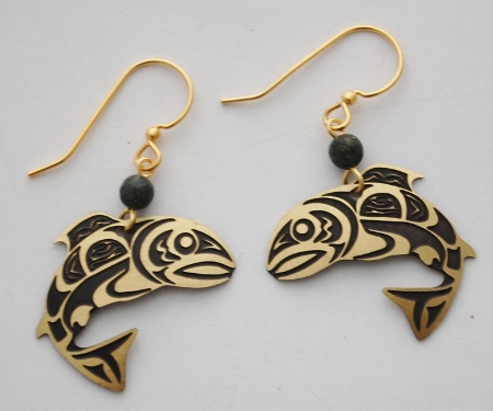 Salmon Earrings