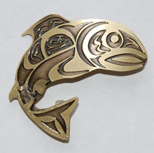 Salmon Pin