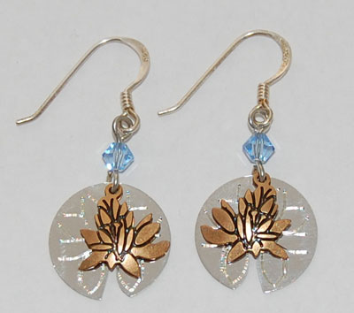 Water Lily Earrings