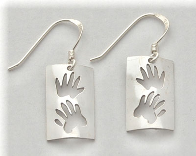 Raccoon Track Earrings