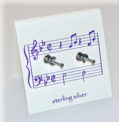 Guitar Earrings