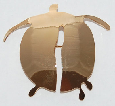Turtle Pin - gold