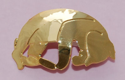 Cat Pin "Paka" - gold