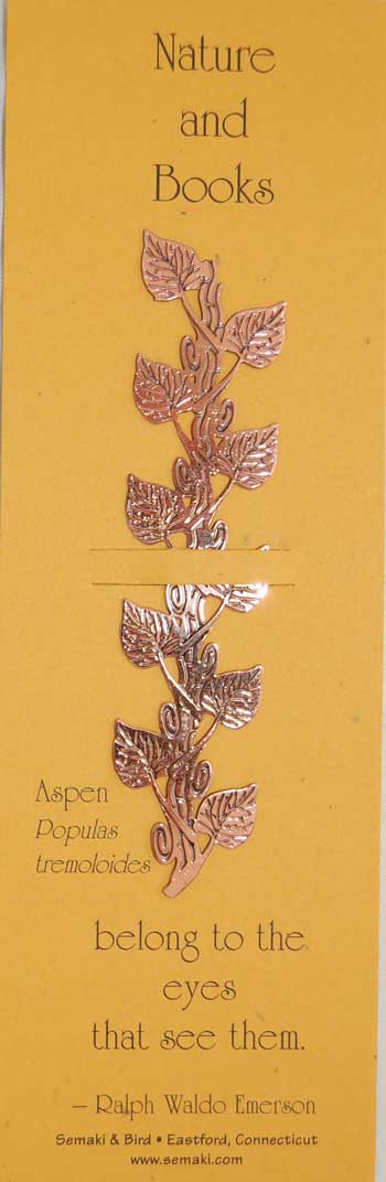 Aspen Leaf Bookmark