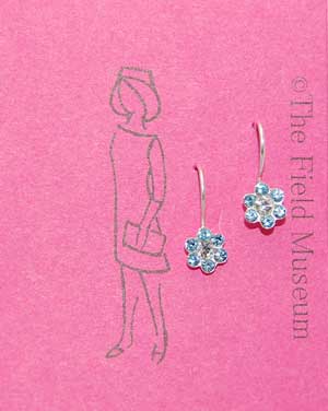 Swarovski Crystal Earrings Custom Card