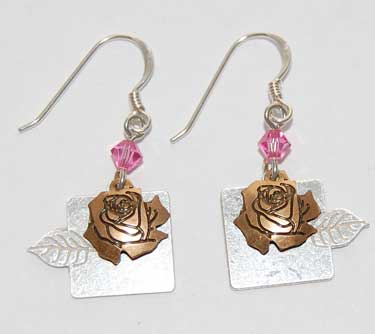 Rose Earrings