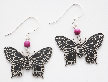 Butterfly Earrings - silver