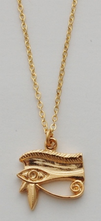 Eye of Horus Necklace - gold