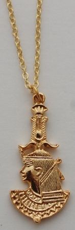 Queen Nefertiti  Necklace - gold