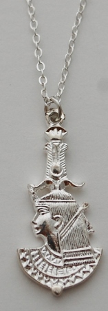 Queen Nefertiti  Necklace - silver