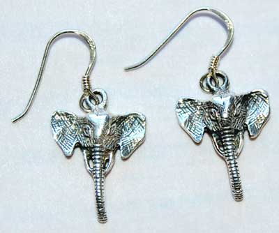Elephant Head Earrings