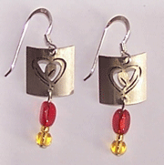 Heart Earrings - Earth Rhythms