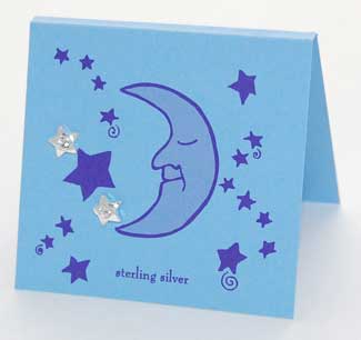 Star Post Earrings - moonglow