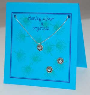 Snowflake Necklace Set - aurora