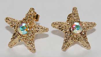 Sea Star - gold & aurora