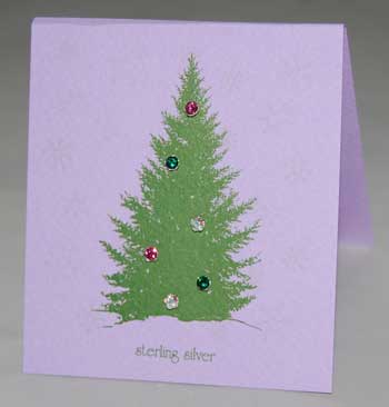Holiday Magic Tree - Crystal Post Earrings