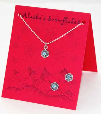 Alaska Snowflake Set - aquamarine