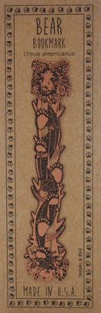 Bear Copper Bookmark