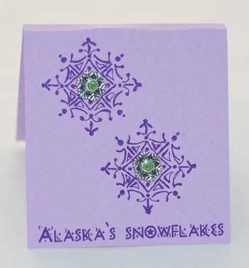 Alaska Snowflake Posts - peridot