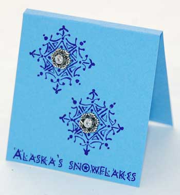 Alaska Snowflake Posts - clear diamond