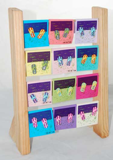 Flip Flop Rack Display